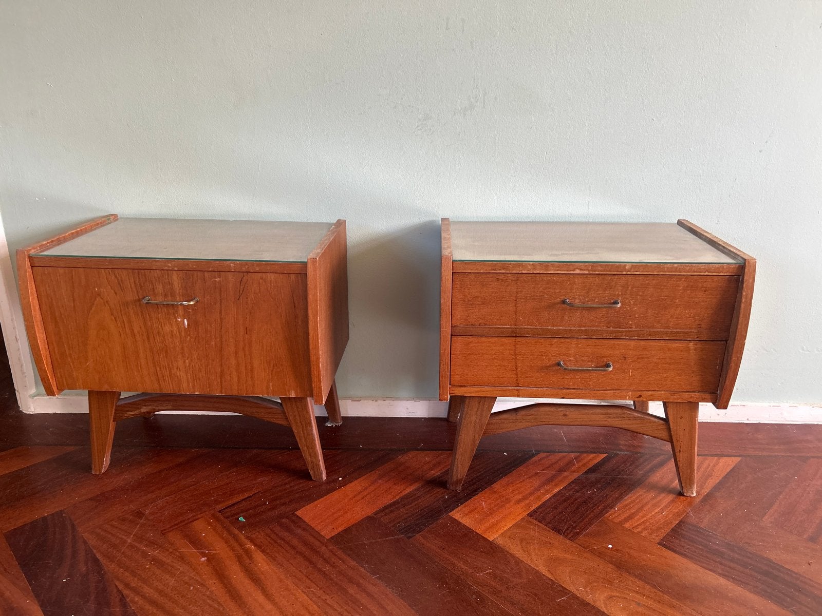 Vintage Nachtkastjes Set - Jaren '50/'60 Stijl, Ophalen
