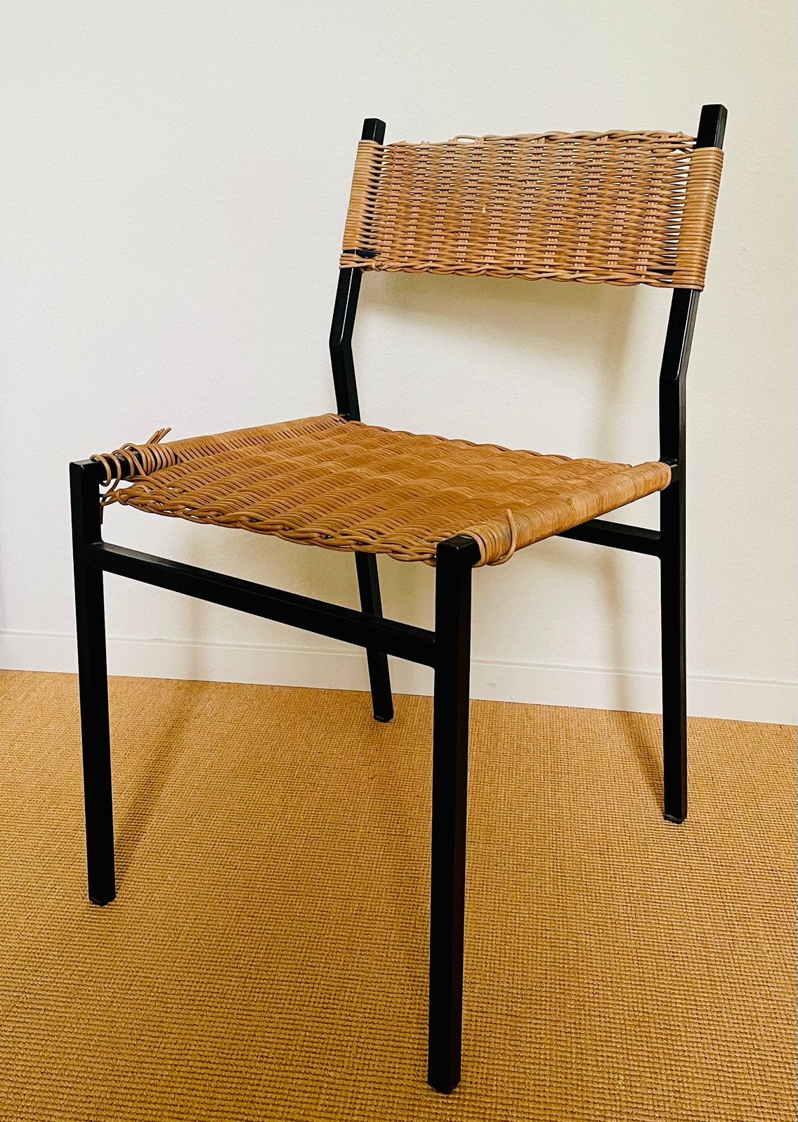 4 SPECTRUM EETKAMERSTOELEN, zwart, Huis en Inrichting, Stoelen, Ophalen, Gebruikt, Zwart, Vier