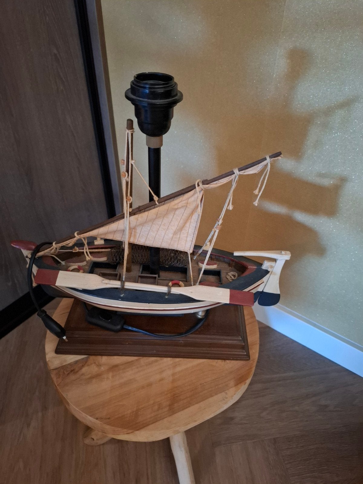 Nautische lamp, Ophalen of Verzenden, Gebruikt, Blauw, Overige stijlen