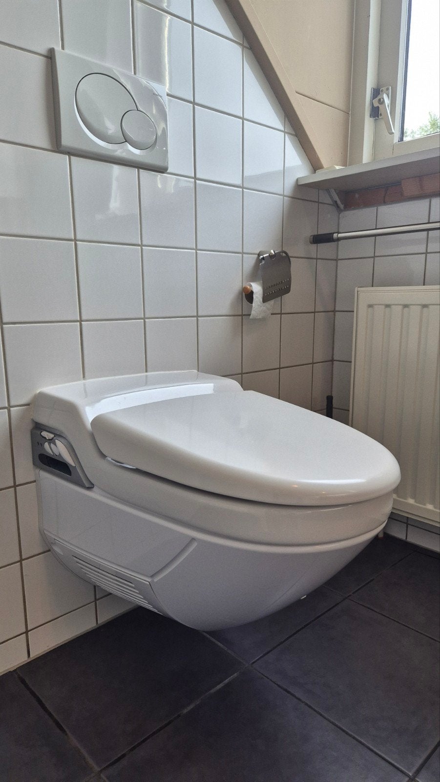 2x Geberit AquaClean Douche-wc (1x Sela & 1x 8000 Plus), Ophalen, Gebruikt, Steen, Toilet