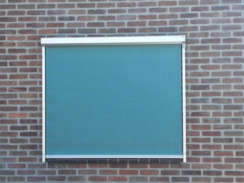 Screen, Tuin en Terras, Zonneschermen, Zo goed als nieuw, Screen, Minder dan 150 cm, Minder dan 250 cm, Elektrisch, Ophalen