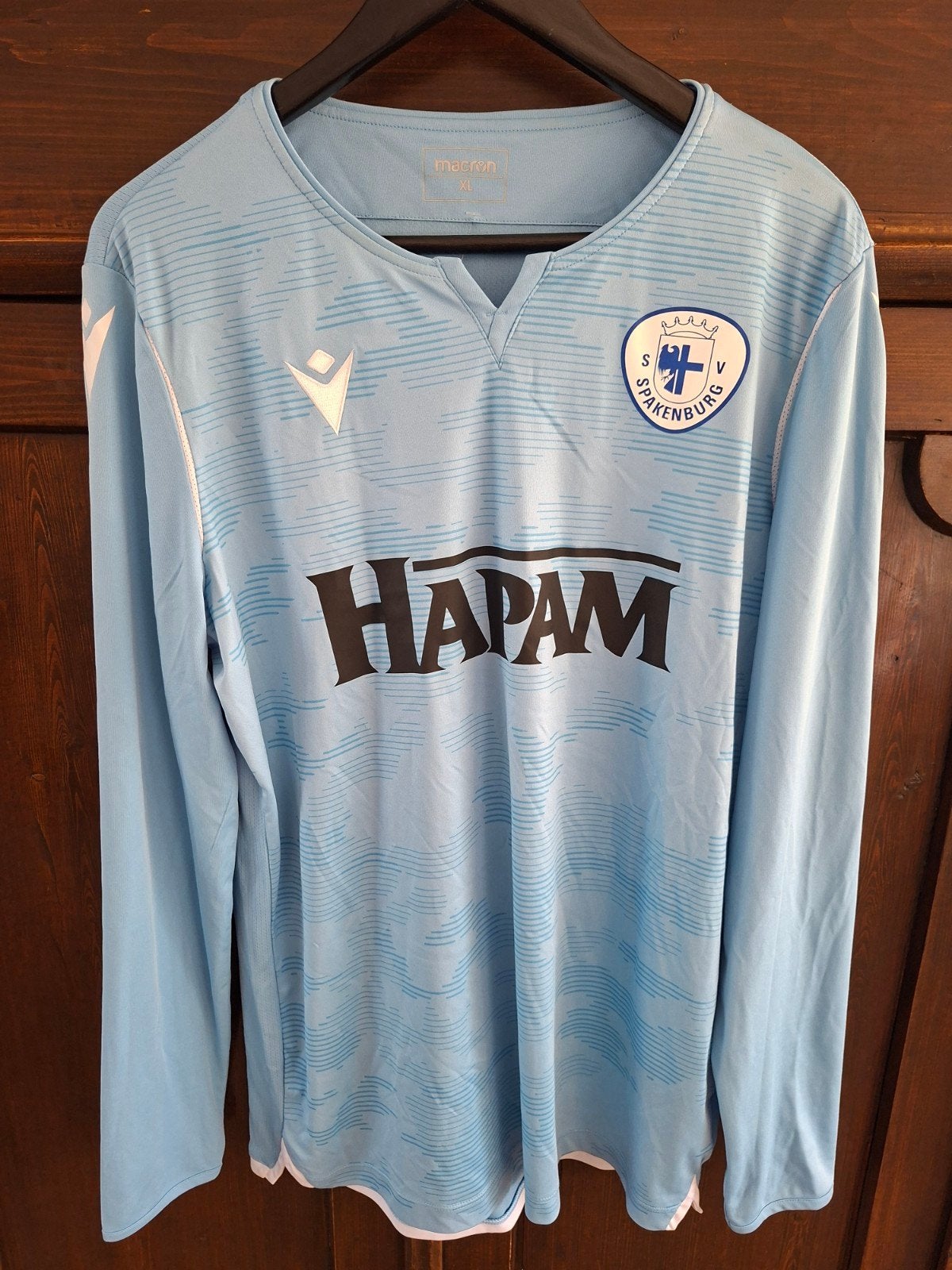 SV Spakenburg Macron keepersshirt Maat XL, Maat XL, Ophalen of Verzenden, Zo goed als nieuw, Shirt