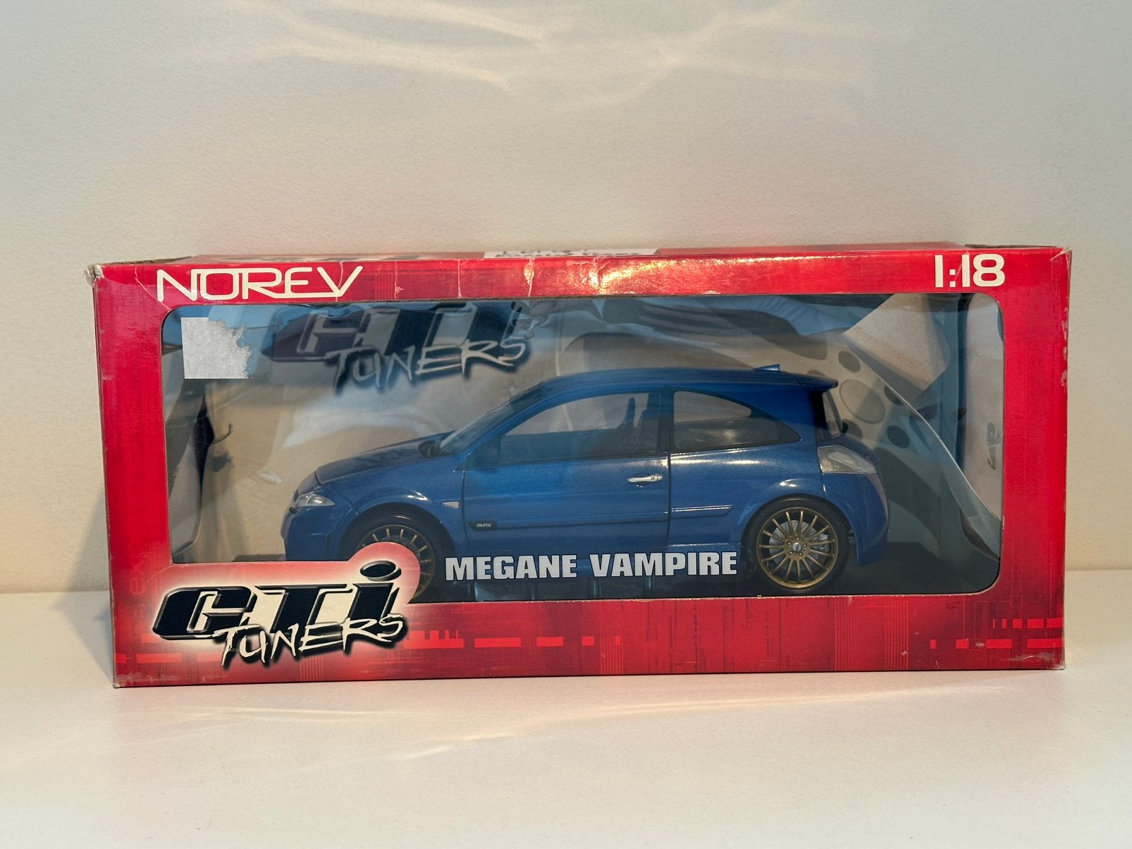 Renault Megane Vampire Tuner | Norev | schaal 1:18 | ZGAN, Hobby en Vrije tijd, Ophalen of Verzenden, Zo goed als nieuw, Norev