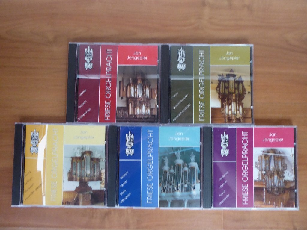 Friese Orgelpracht - Jan Jongepier (5 cd's), Overige componisten, Overige typen, Ophalen of Verzenden, Zo goed als nieuw