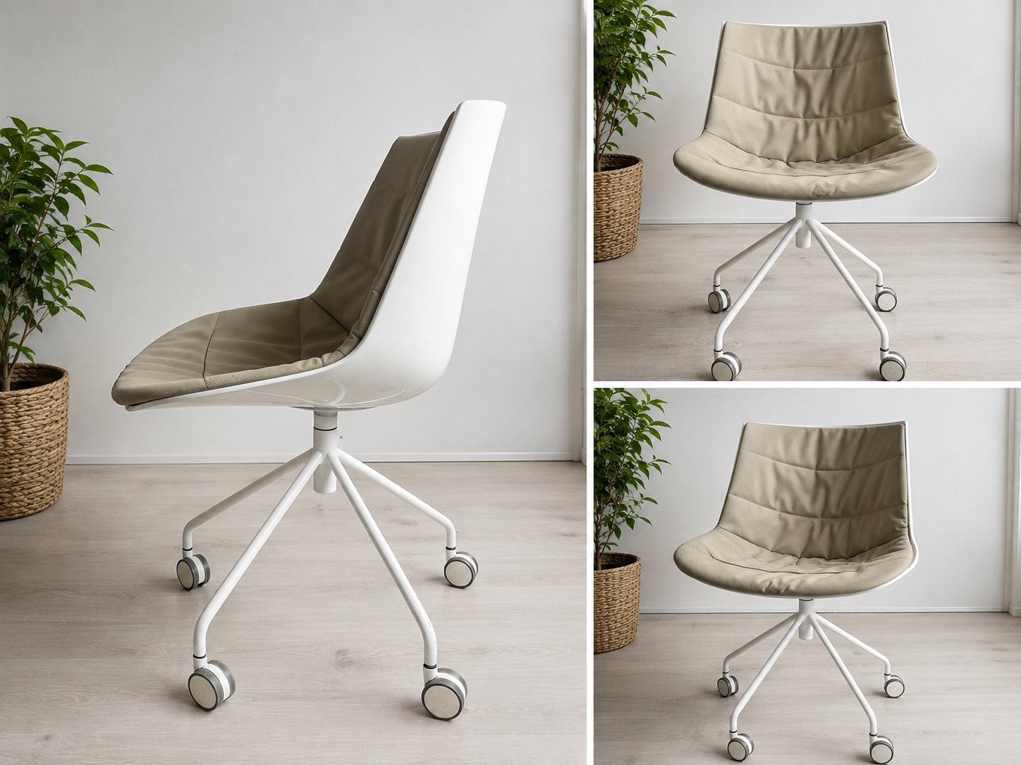 MDF italia design bureaustoelen 3 stuks, Ophalen of Verzenden, Gebruikt
