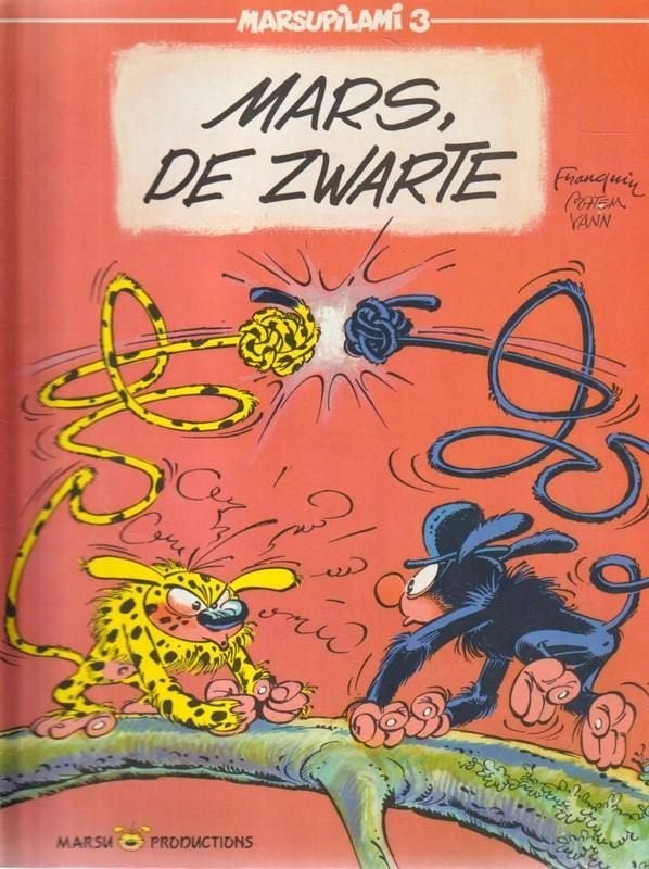 Franquin # Marsupilami - Mars, de zwarte, Boeken, Eén stripboek, Ophalen of Verzenden, Zo goed als nieuw, Franquin