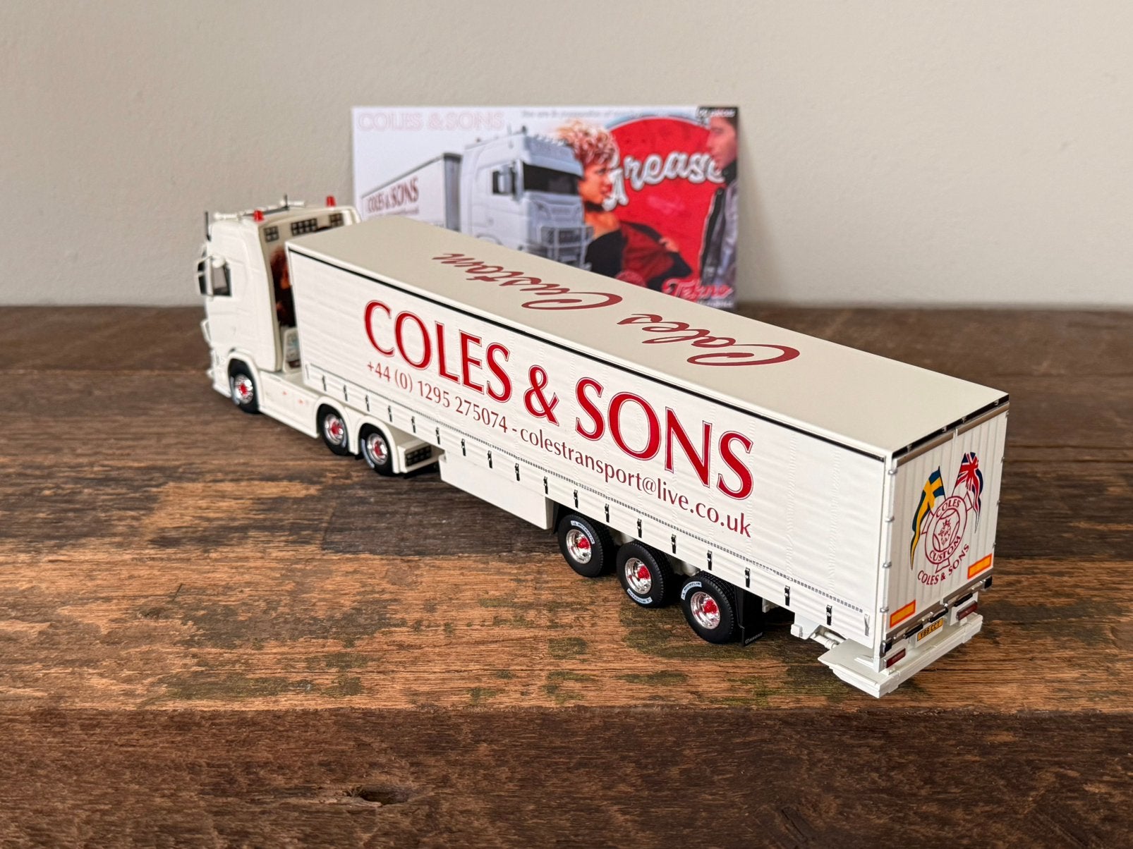 Tekno - Scania next gen Coles & Sons, Ophalen of Verzenden, Zo goed als nieuw, Bus of Vrachtwagen, Tekno