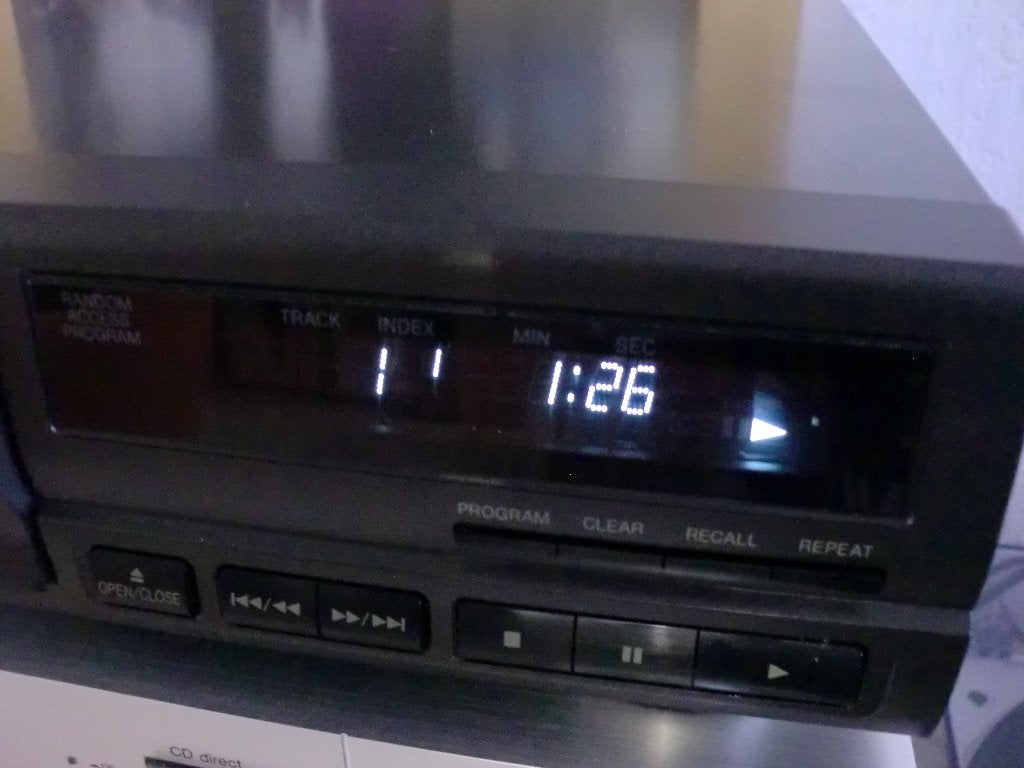 Technics SL-PG390 Compact Disc Player onderhoud gehad., Ophalen of Verzenden, Refurbished, Overige merken