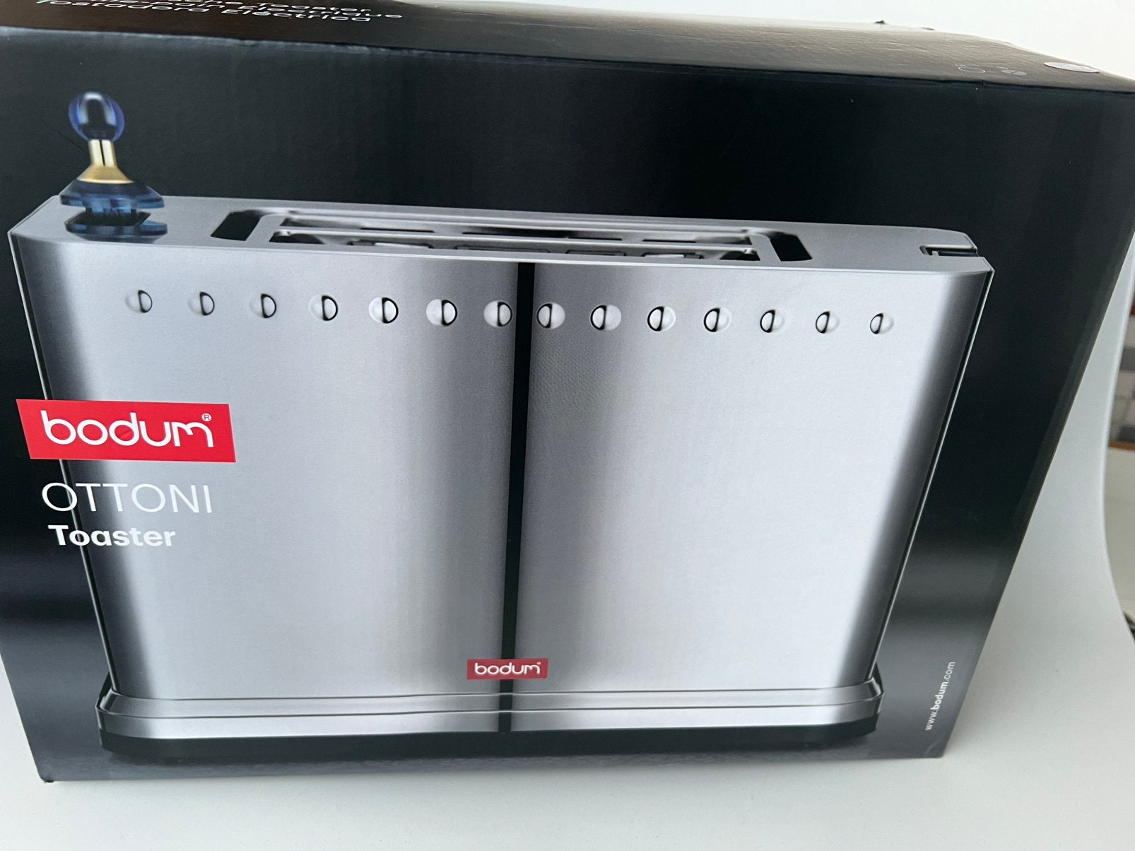 New- Bodum OTTONI Toaster/ Broodroosters Grille-pain, inox 2, Verzenden, Nieuw