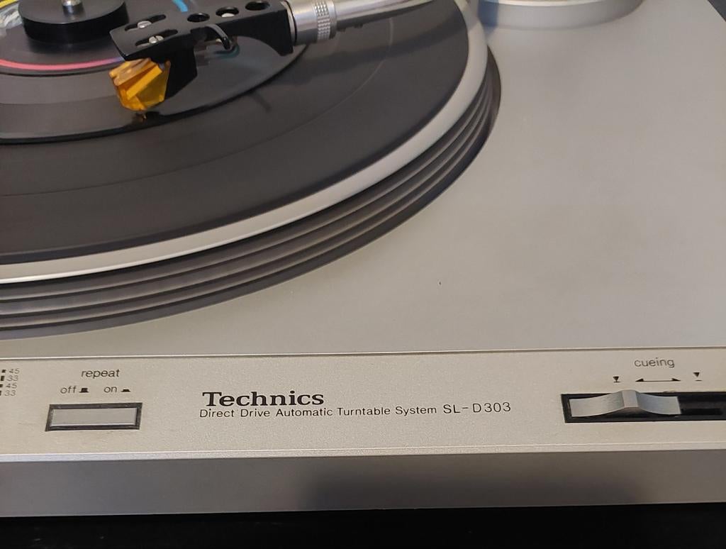 Technics SL - D303, Ophalen, Refurbished, Pitch-regelaar, Platenspeler
