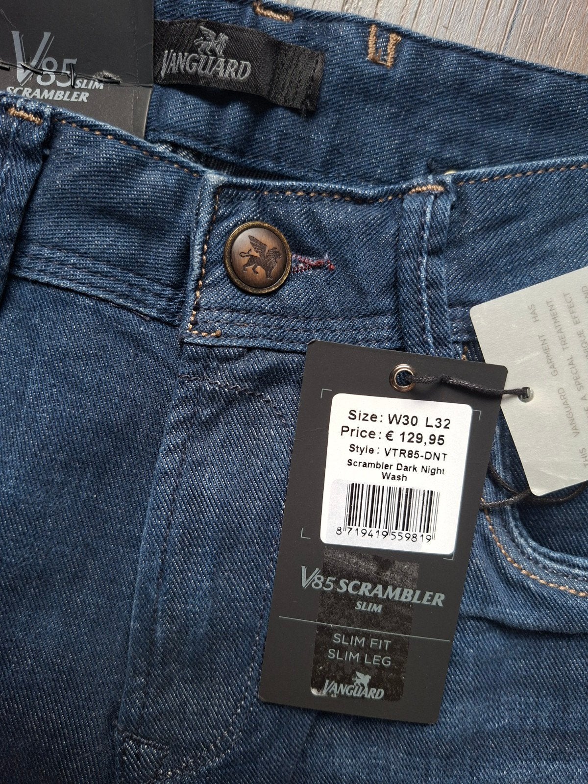 VANGUARD V85 slimfit jeans W30 L32 3 voor €149,95, Blauw, Nieuw, W32 (confectie 46) of kleiner, Ophalen of Verzenden