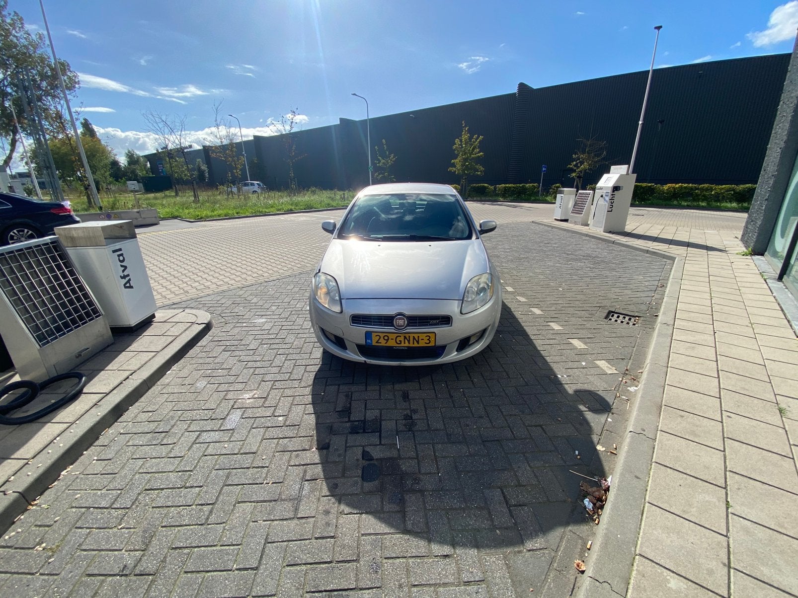 Fiat Bravo 1.4 16V 120 5DR 2008 Grijs, Auto's, Voorwielaandrijving, Zwart, 4 cilinders, Origineel Nederlands