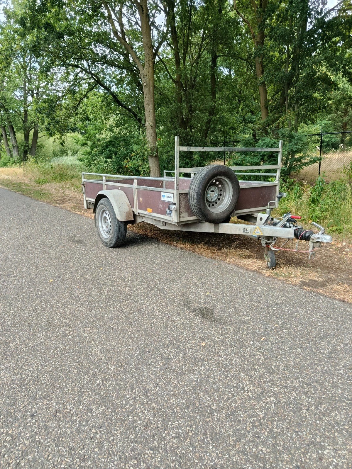 enkelasser geremd, Auto diversen, Aanhangers en Bagagewagens, Ophalen