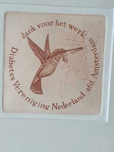 Ets kolibrie diabetes vereniging Nederland afd Amsterdam, Ophalen