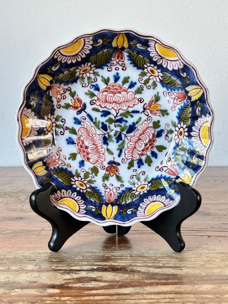 Schaal/ wandschaaltje - Koninklijke Tichelaar Makkum, Antiek en Kunst, Ophalen of Verzenden