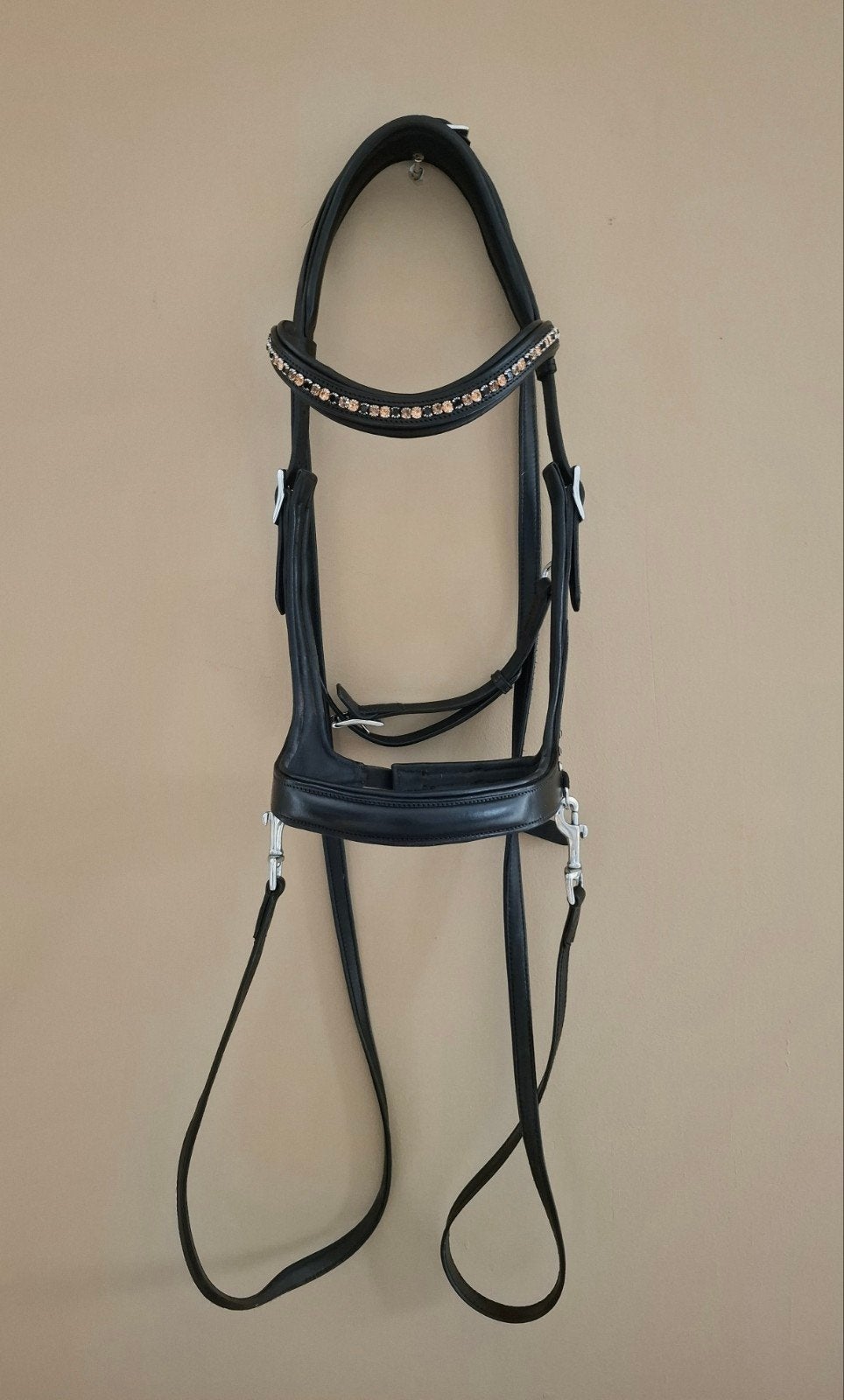 F.R.A. Rebecca hoofdstel bitloos sidepull maat cob, Overige disciplines, Nieuw, Ophalen of Verzenden, Zwart