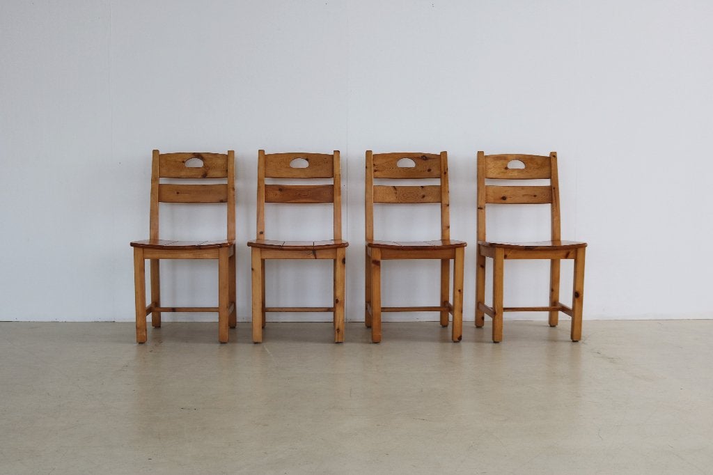 Vintage eetkamerstoelen | stoelen | grenen, Gebruikt, Bruin, ., Ophalen of Verzenden