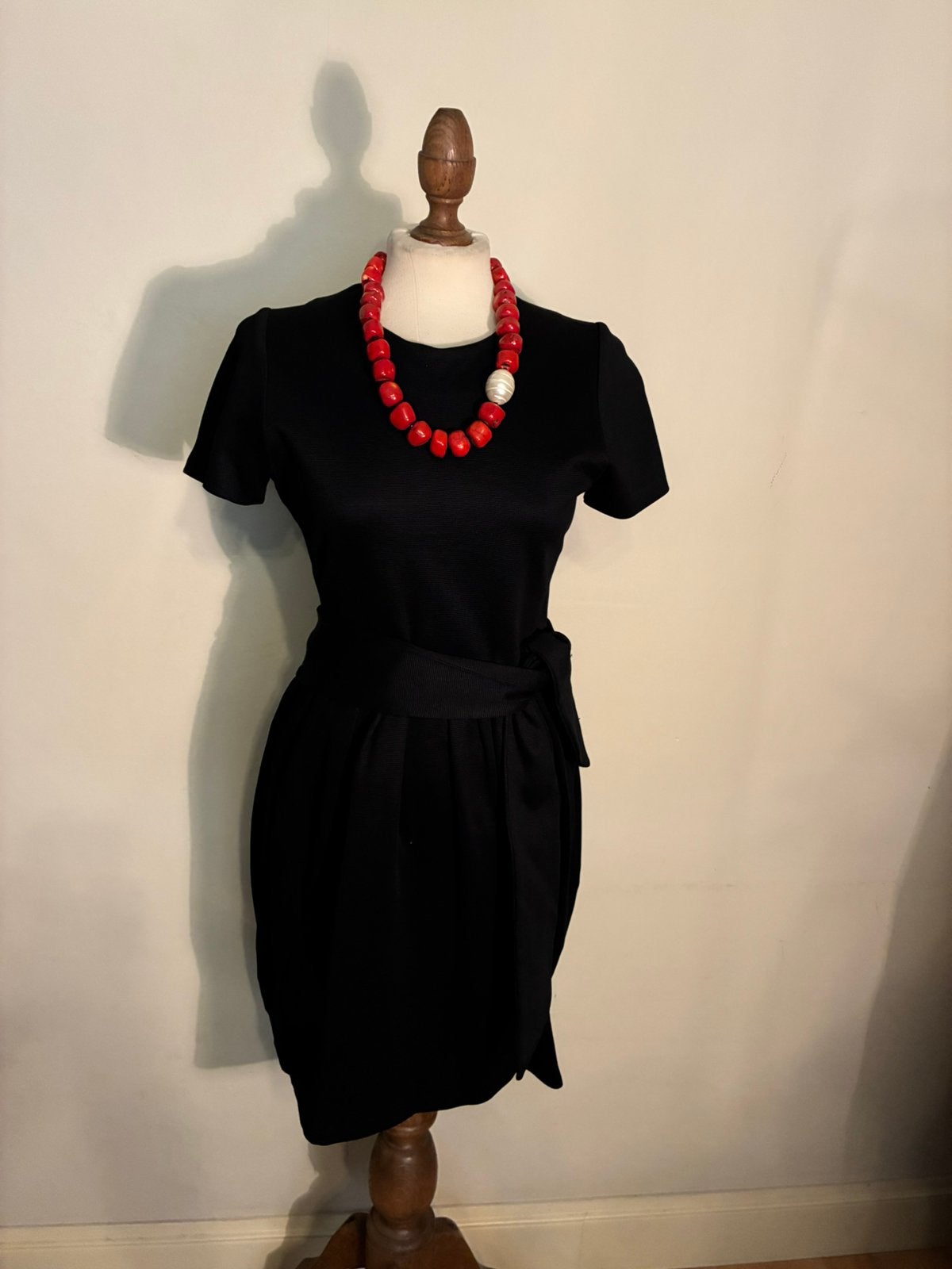 RODIER DRESS BLACK LUXURY ELEGANCE, Maat 38/40 (M), Verzenden, Zwart, Zo goed als nieuw