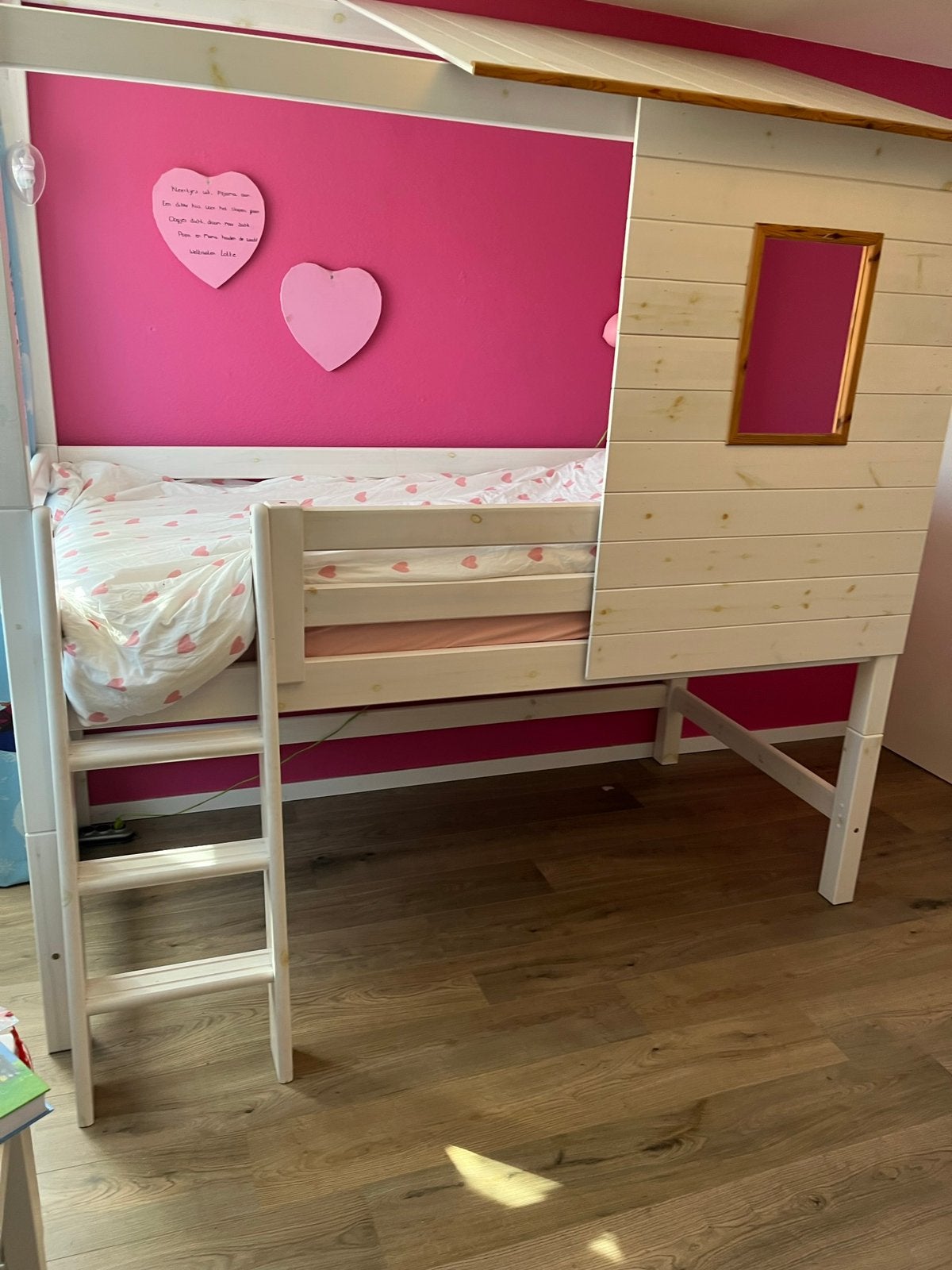 Halfhoog slaper, Kinderen en Baby's, Kinderkamer | Stapelbedden en Hoogslapers, Ophalen, Zo goed als nieuw, Halfhoogslaper