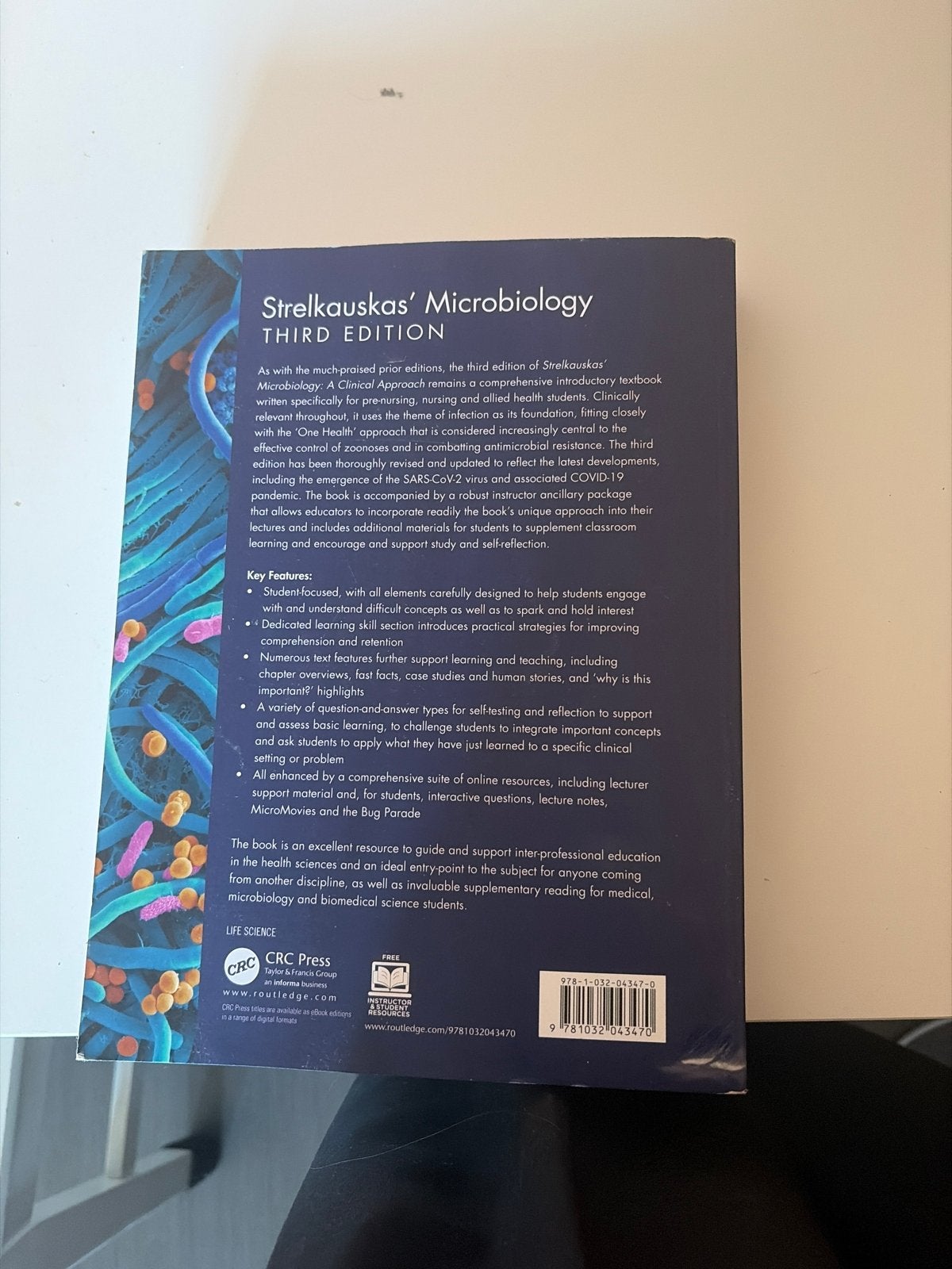 Strelkauskas' Microbiology: A Clinical Approach (3rd Ed.), Boeken, Ophalen of Verzenden, Beta, Zo goed als nieuw, HBO