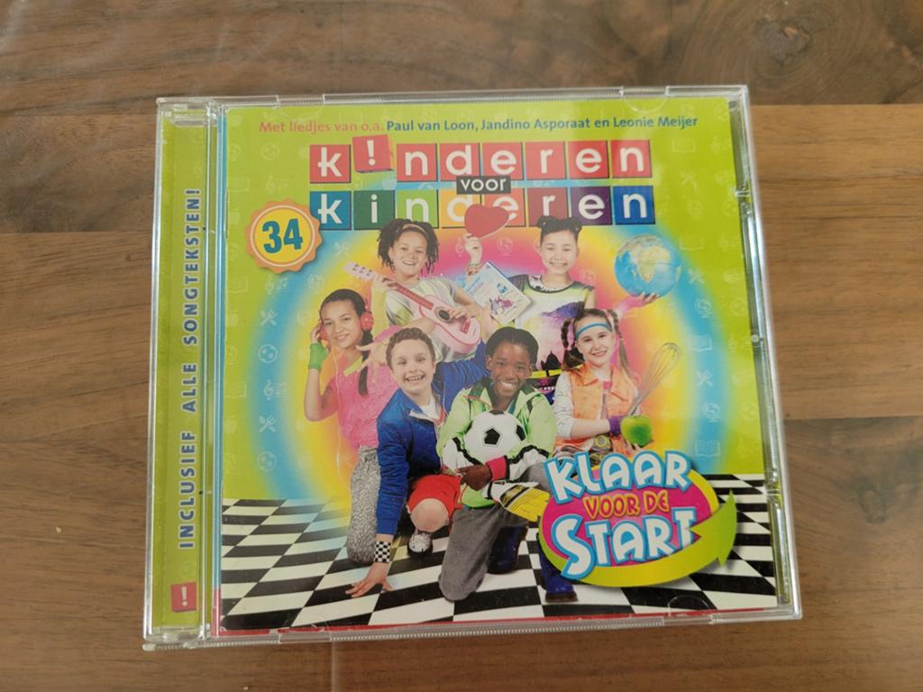 Cd Kinderen voor kinderen nr. 34 Klaar voor de start, Ophalen of Verzenden, Zo goed als nieuw, Muziek, 6 tot 9 jaar