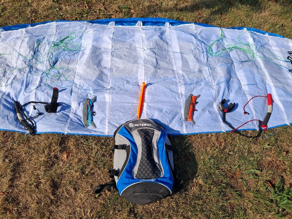 Peter Lynn Twister 4.1 m² Powerkite, Ophalen of Verzenden, Zo goed als nieuw, Vierlijns, Vlieger