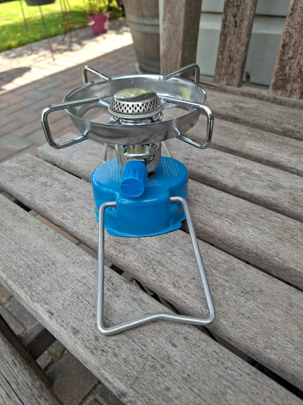 Campingaz Bleuet 206 gasbrander - Compact en betrouwbaar, Ophalen of Verzenden, Gebruikt