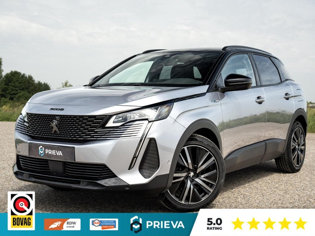 Peugeot 3008 GT 1.6 Plug-in Hybrid 225PK Black Pack Automaat, Auto's, Peugeot, Plug-in hybride, Bedrijf, Hybride Elektrisch/Benzine