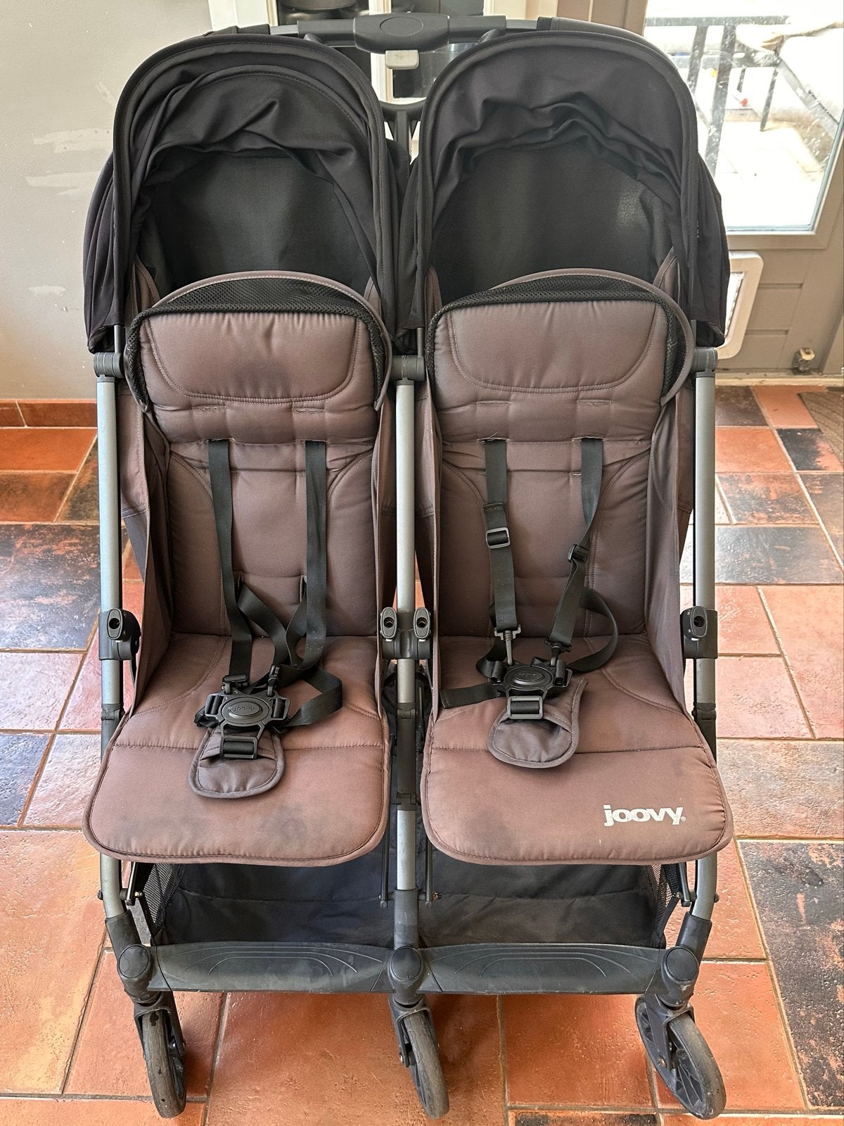 Joovy Kooper X2 Dubbele Buggy, Kinderen en Baby's, Buggy's, Ophalen, Gebruikt, Overige merken, Duomodel