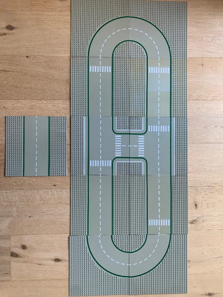 Vintage LEGO wegenplaten / road plates jaren 70/80, Gebruikt, Overige thema's, Lego, Overige typen