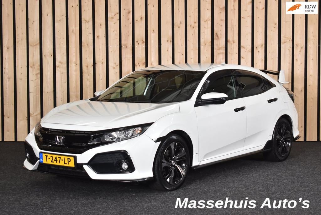 Honda Civic 1.0 i-VTEC Elegance 128dkm Sport Plus Pakket Car, Stof, Gebruikt, Euro 6, 1246 kg