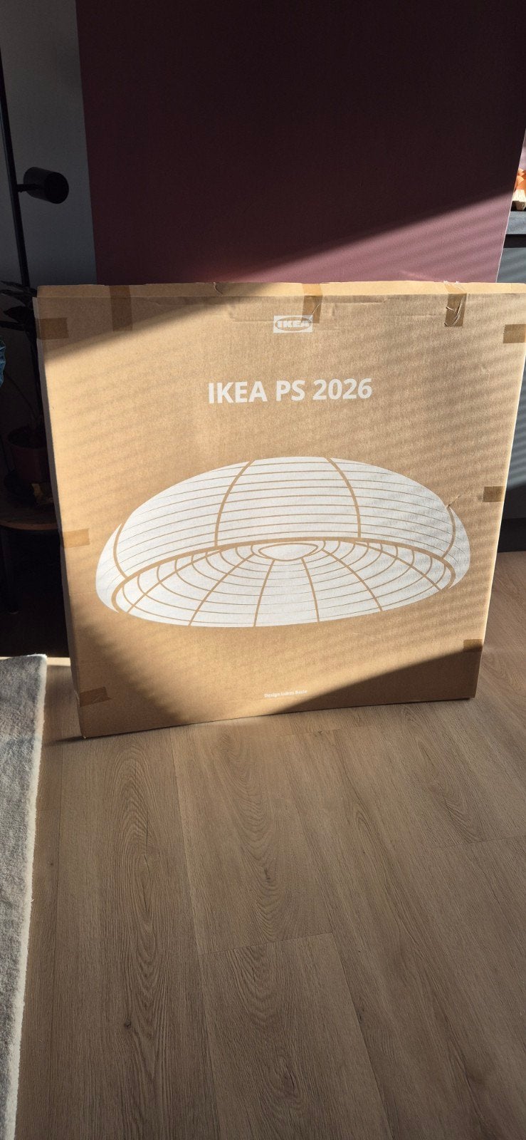 IKEA PS 2026 papieren hanglamp, Ophalen, Natuurlijk materiaal, Scandinavisch, Modern, Japandi, E27 (groot)
