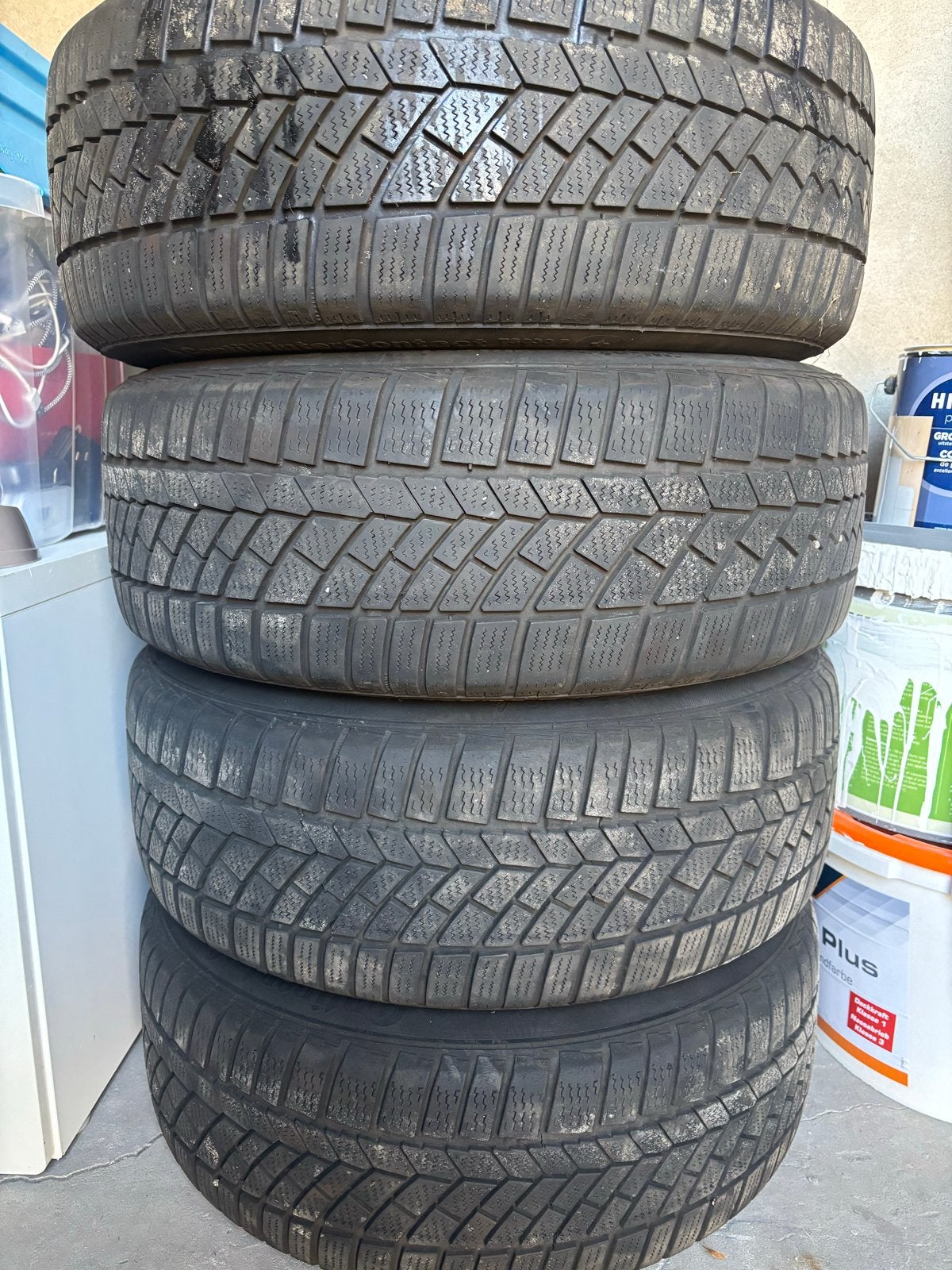 BMW Winterbanden met Velgen - Continental 195/55 R16, Ophalen, Gebruikt