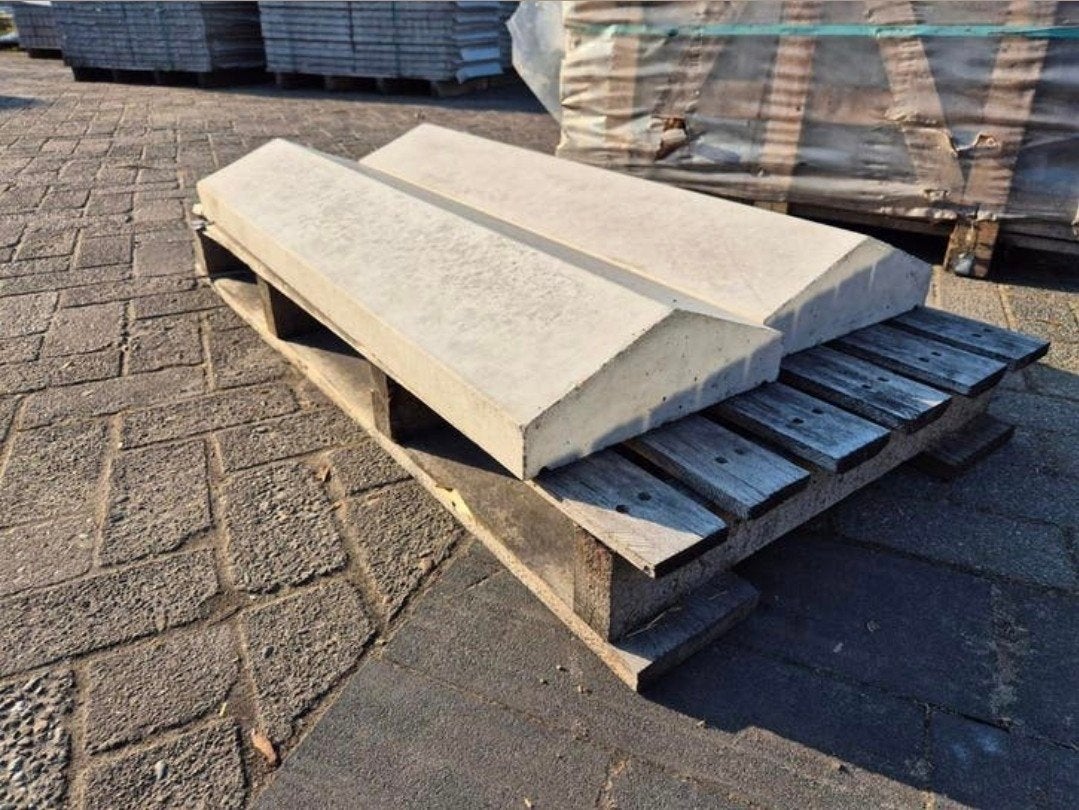 2 witte muur afdekplaten 100x30x10cm, Ophalen, Nieuw, Minder dan 100 cm