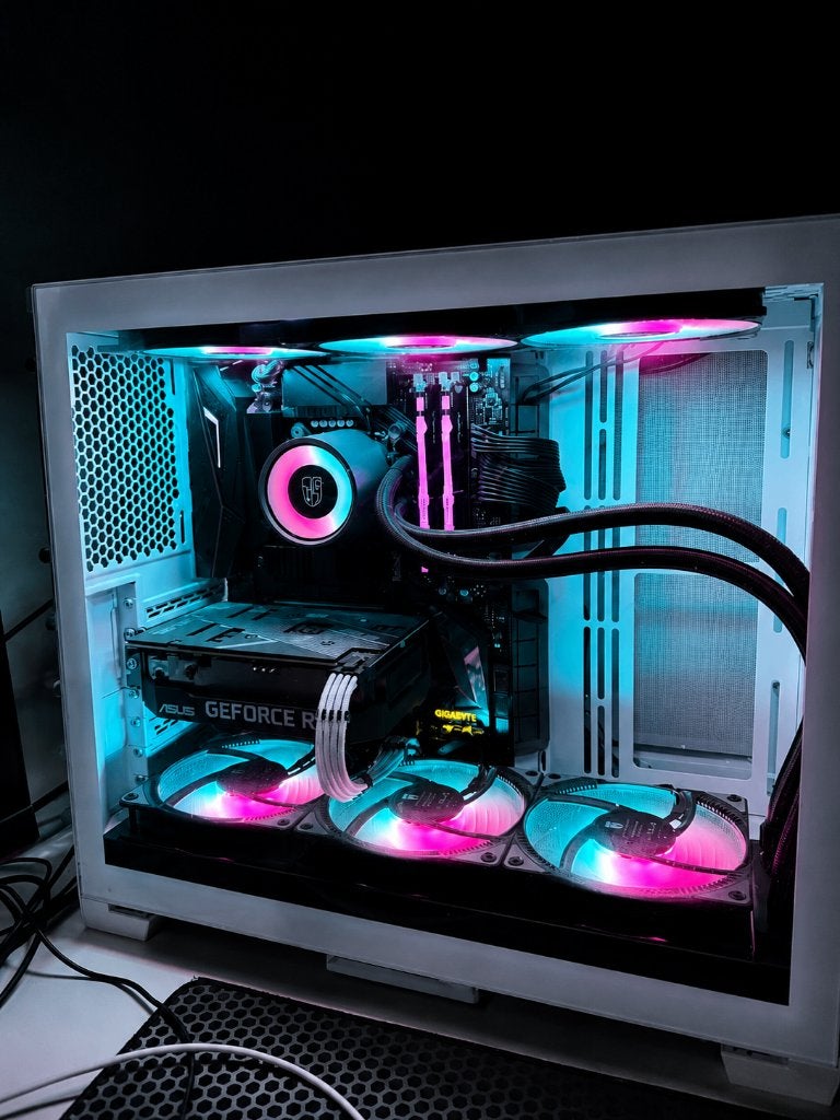 Game Pc Lian Li i7 9700k RTX 3060 16GB, Zelf gebouwde pc, Zo goed als nieuw, Gaming, Intel Core i7