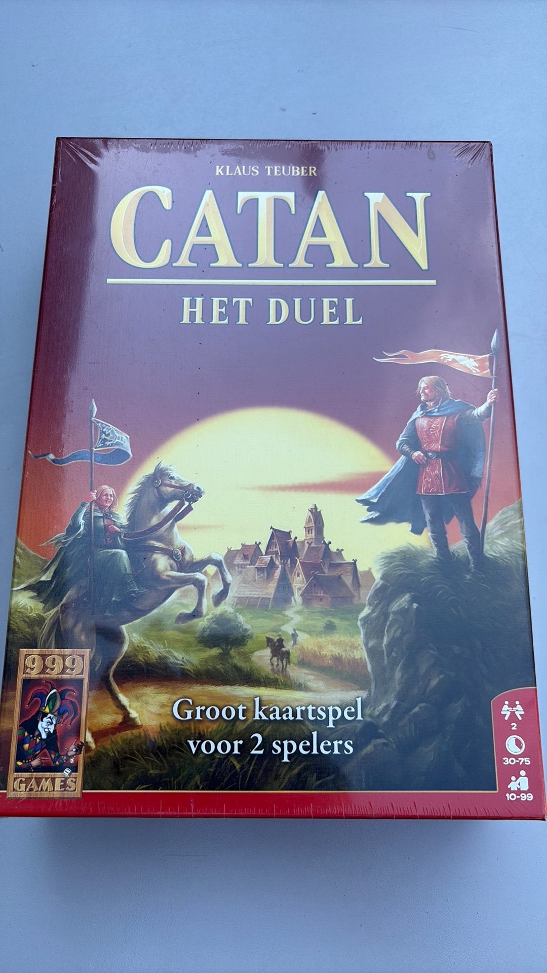 999 Games- Catan Het Duel nieuw!!, Hobby en Vrije tijd, Gezelschapsspellen | Kaartspellen, Een of twee spelers, Ophalen of Verzenden