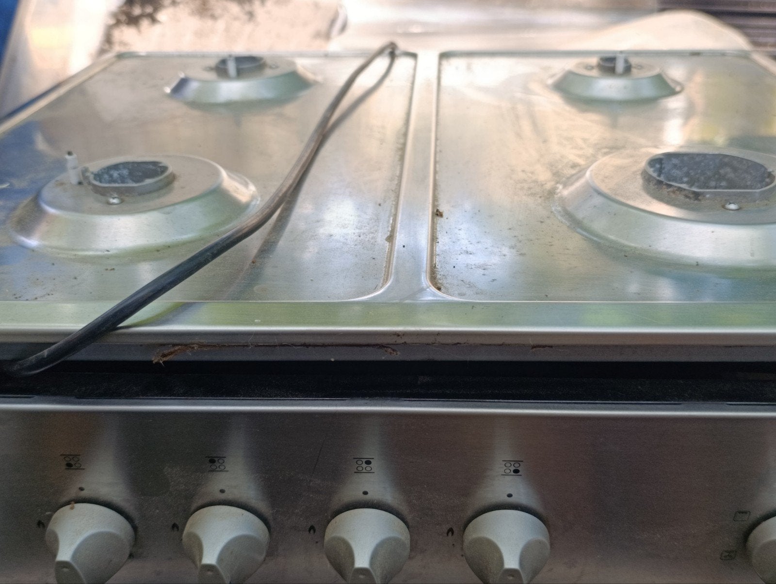 Gebruikt gasfornuis met oven, Witgoed en Apparatuur, Fornuizen, Gebruikt, 60 cm of meer, Inbouw, Gas