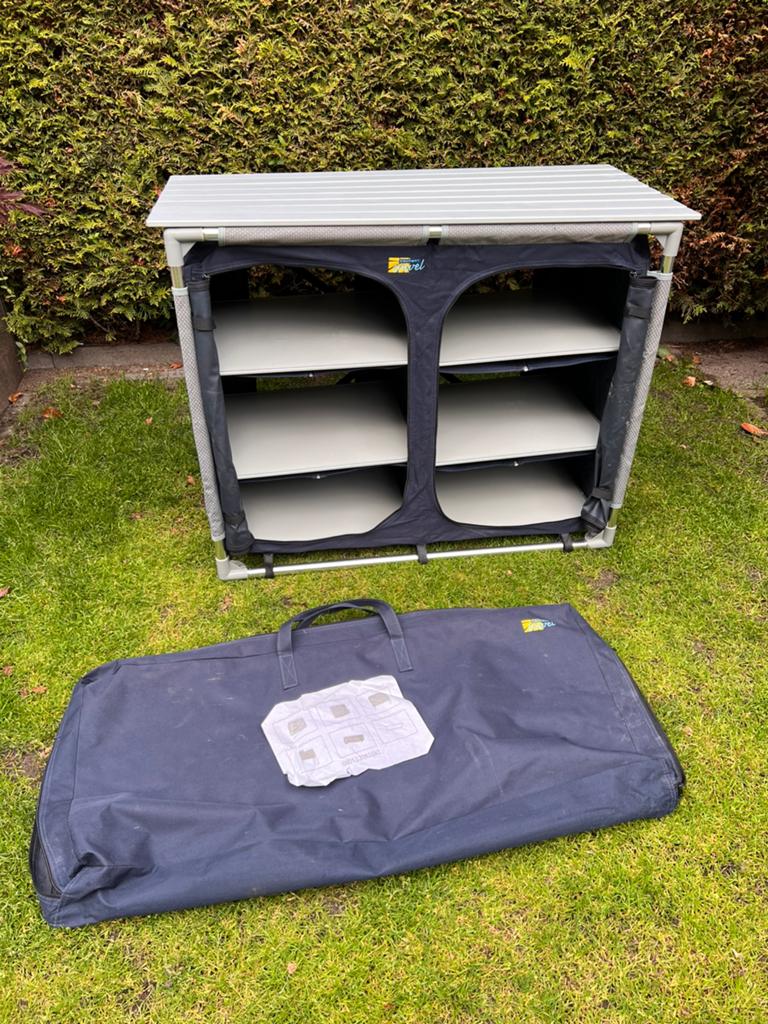 Camping kast, 102x47x81cm, Caravans en Kamperen, Kampeermeubelen, Ophalen, Gebruikt, Campingkast