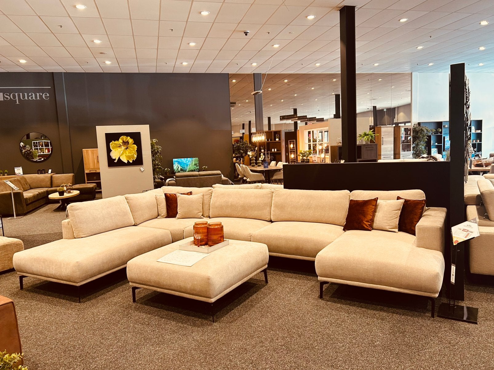 Bankstel 398 cm x 270 cm, Ophalen, Hoekbank, Overige materialen, Vierpersoons of meer