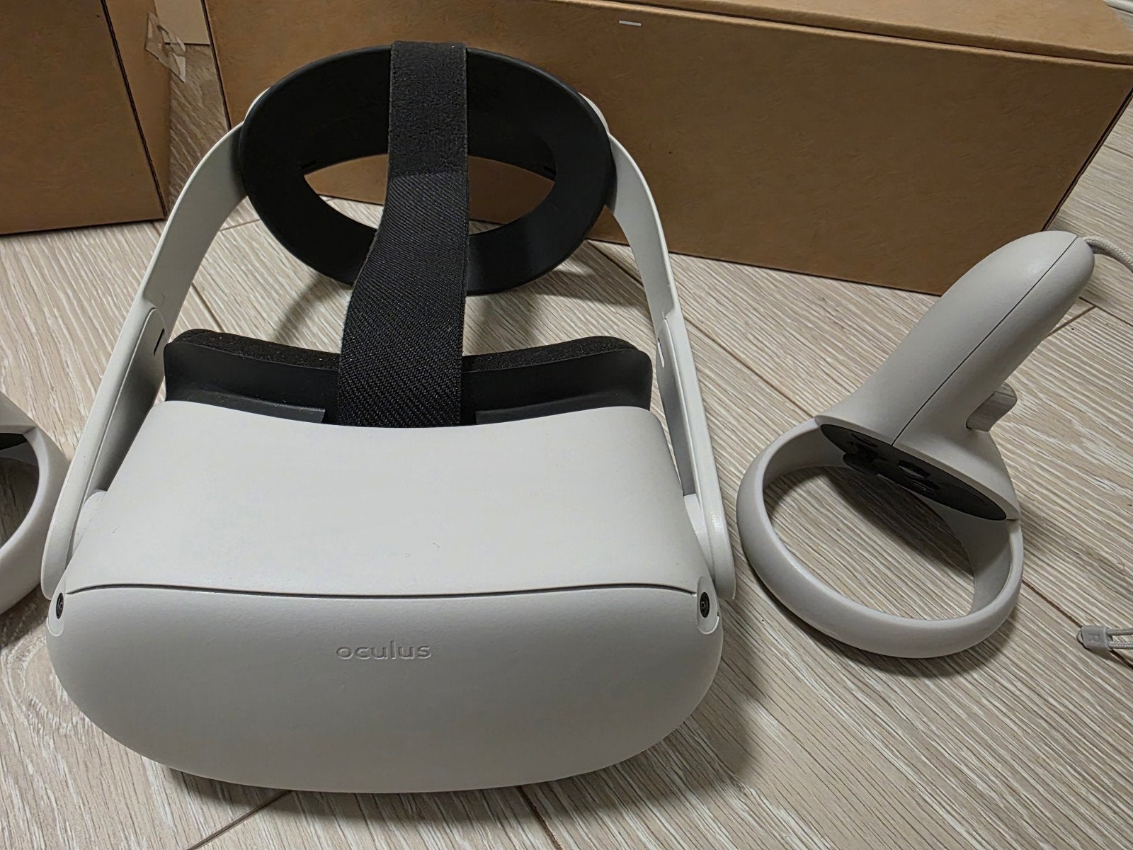 Oculus Quest 2 64GB VR-bril - Zo goed als nieuw, Spelcomputers en Games, Virtual Reality, Ophalen of Verzenden, Zo goed als nieuw