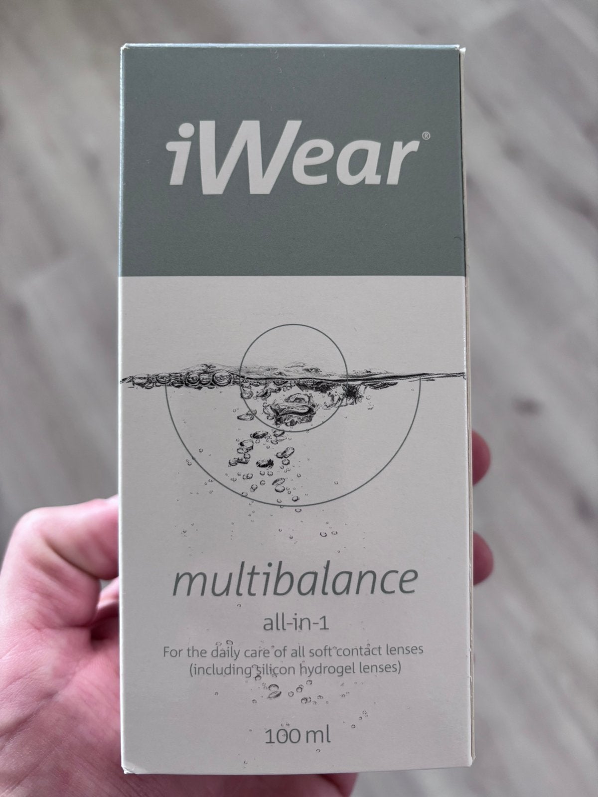 iWear all in one daily care, Ophalen of Verzenden, Zo goed als nieuw, Ogen