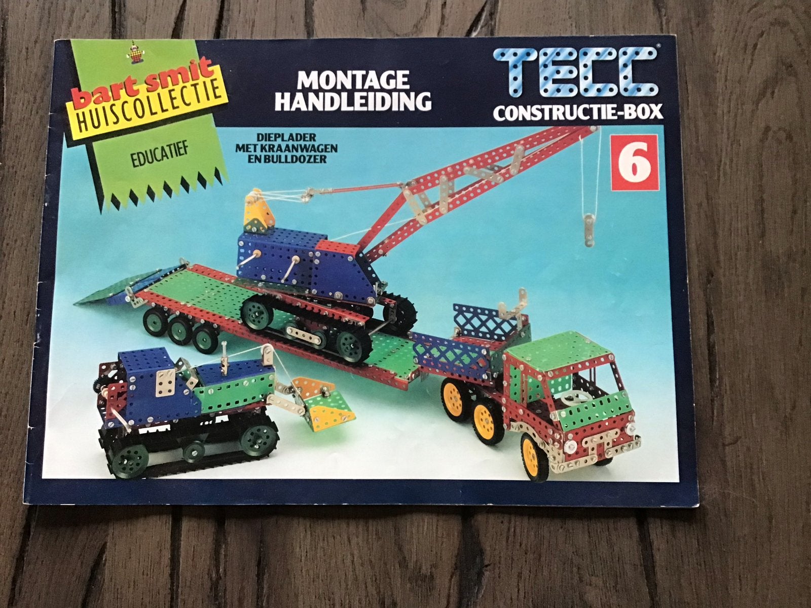 Teco Constructie-Box 6 met extra onderdelen en wielen, Kinderen en Baby's, Ophalen of Verzenden, Gebruikt, Overige merken