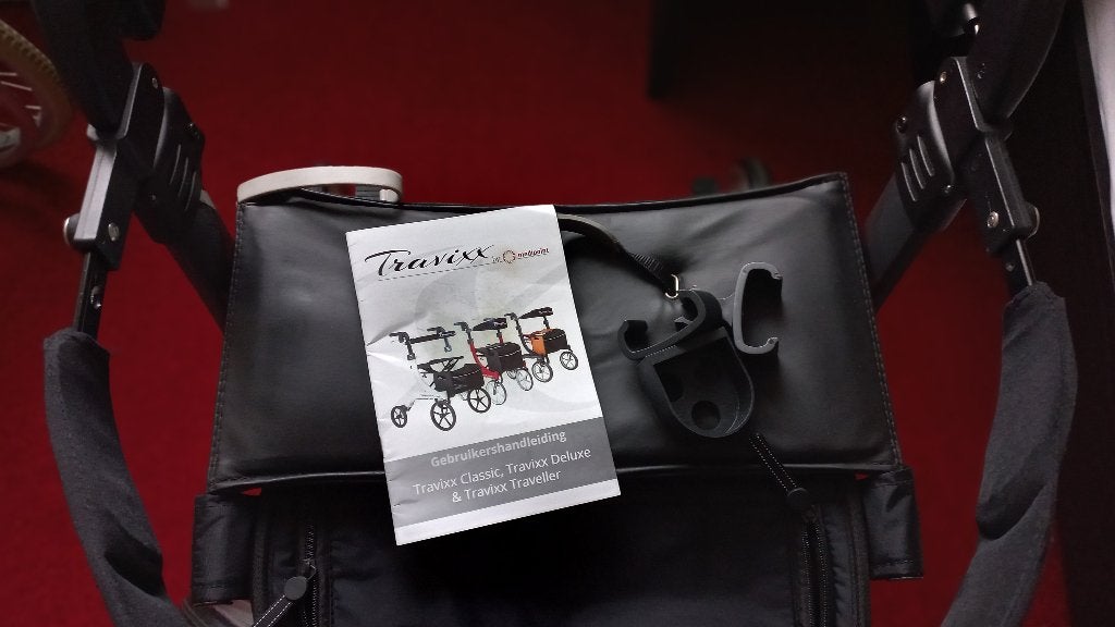 Medipoint Travixx Deluxe rollator voor binnen en buiten, Diversen, Ophalen, Lichtgewicht, Gebruikt