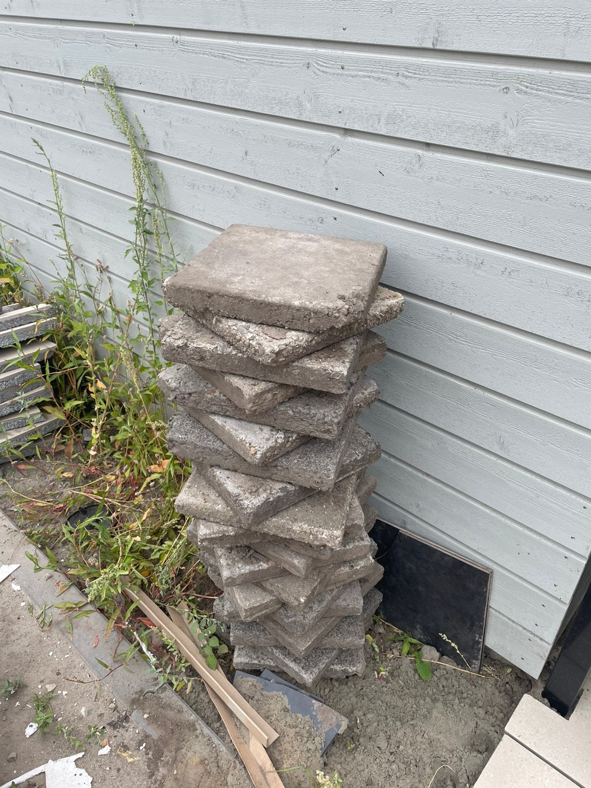 Stoeptegel 30x30 46 stuks gratis af te halen, Tuin en Terras, Ophalen of Verzenden, Zo goed als nieuw, Beton, Terrastegels