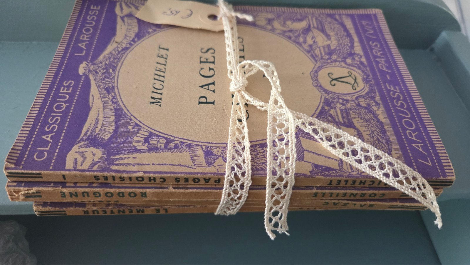 5 oude Franse boekjes uitgegeven door Larousse, Ophalen of Verzenden