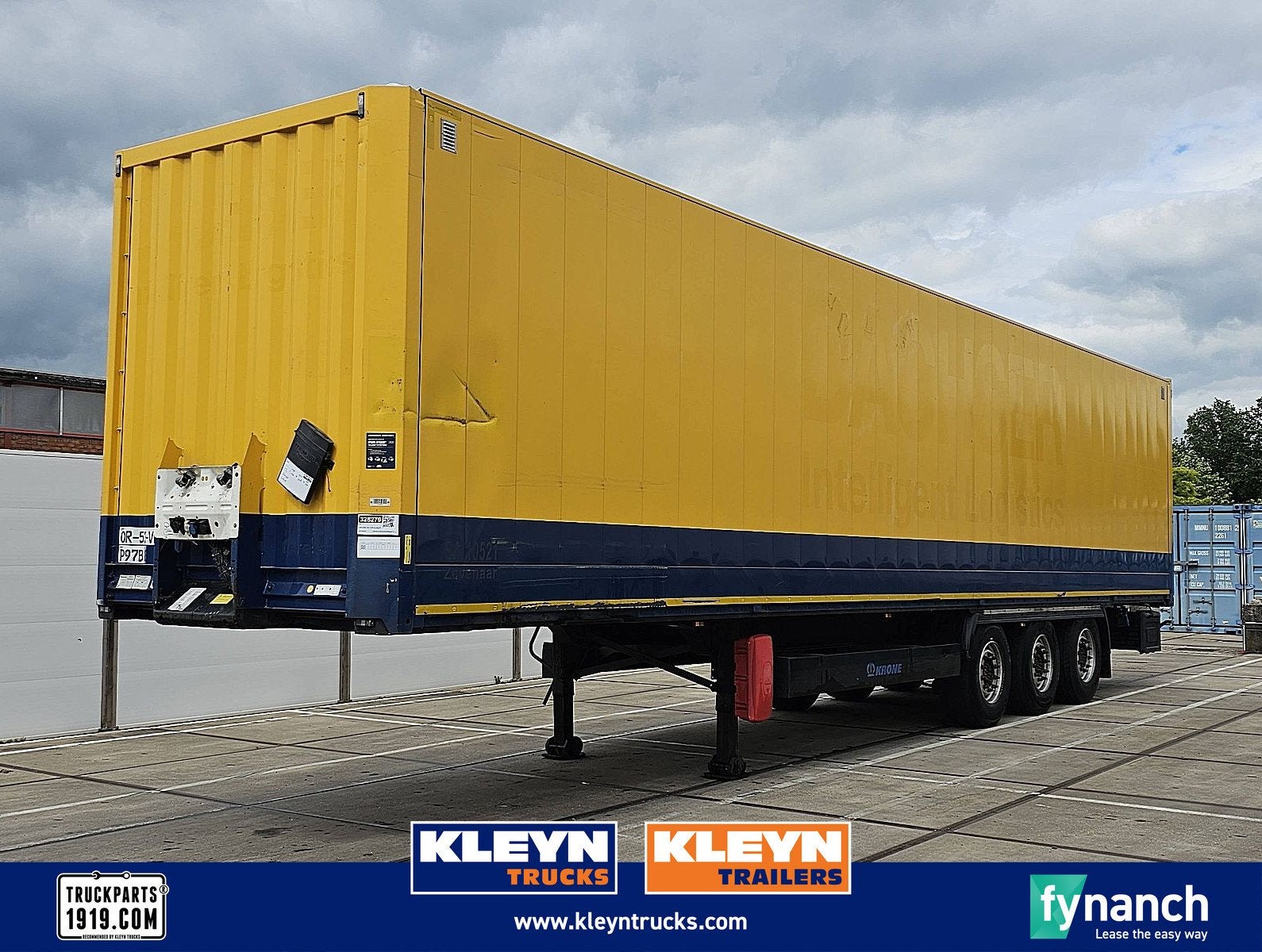 KRONE SD DRYLINER textile dopplestock, Overige kleuren, Origineel Nederlands, Bedrijf, Aanhangers en Opleggers