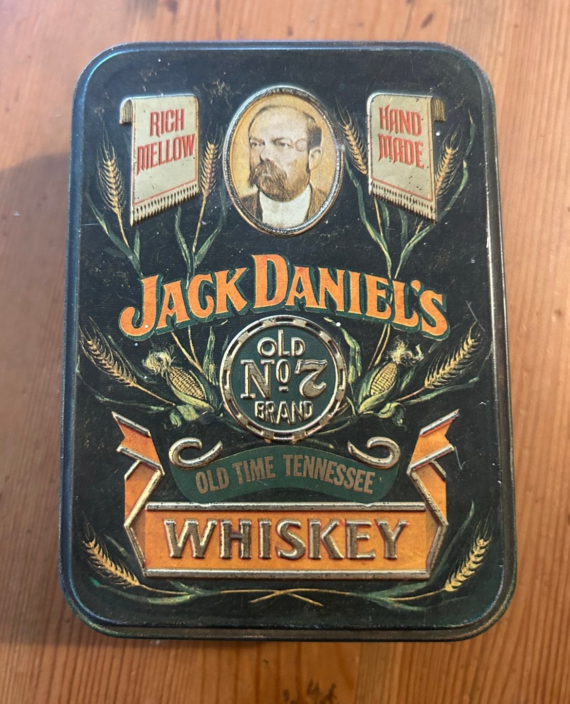 Oud trommeltje van JACK DANIEL’S WHISKEY 1980, Ophalen of Verzenden, Gebruikt, Overige