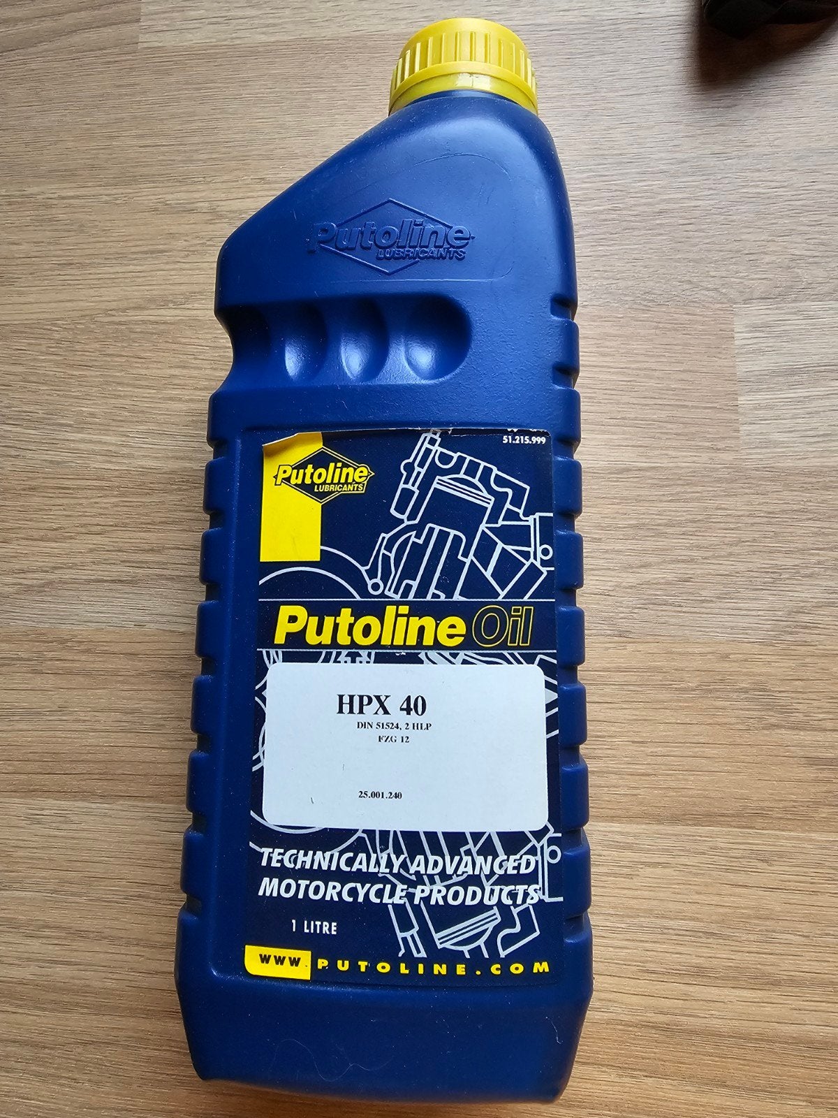 Putoline HPX 40 Synthetische racing suspension fluid 1ltr, Motoren, Ophalen of Verzenden