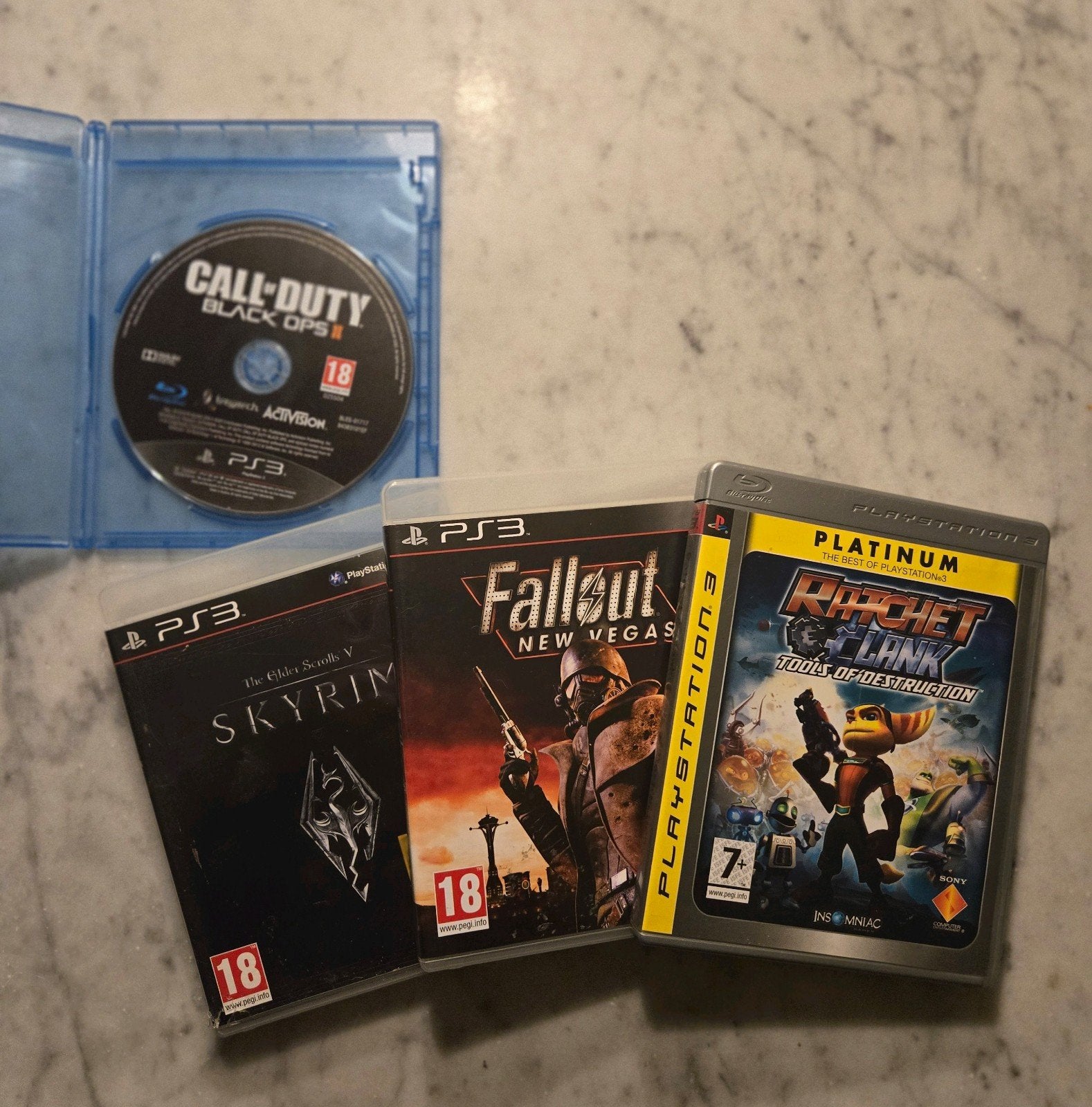 "4" Playstation3 spellen, Avontuur en Actie, Vanaf 18 jaar, Verzenden, 1 speler