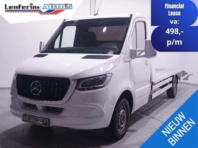 Mercedes-Benz Sprinter 319 CDI 3.0 V6 190 pk Autotransporter, Auto's, Gebruikt, 190 pk, Wit, Mercedes-Benz